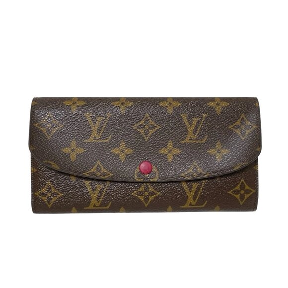 LOUIS VUITTON Portefeuille Emilie (New Model) Fuchsia Monogram 538-071925 - Picture 1 of 7